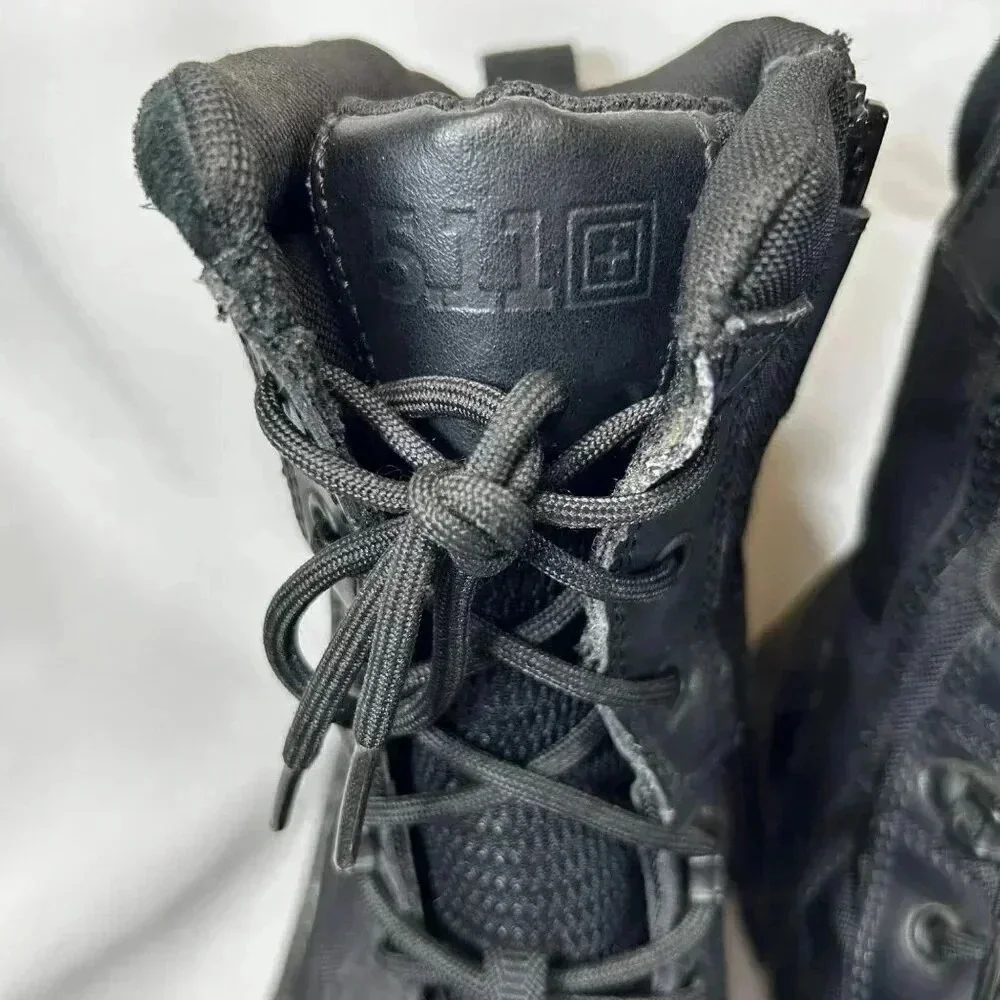 5.11 ATAC 2.0 8” Tactical Boots Size 11.5 Men Leather Lace Up Outdoors Work - Picture 4 of 14
